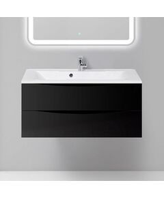 Купить Тумба для комплекта BelBagno MARINO-1000-2C-SO-NL-P nero lucido (marino-1000-2c-so-nl-p) по цене 28100 руб., в Санкт-Петебруге в интернет магазине 100-Систем, а также дургие товары BelBagno из раздела Тумбы под раковину и Мебель для ванной комнаты