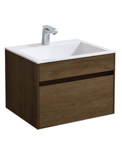 Купить База под раковину Chiara 600 подвесная, 1 выкатной ящик soft-close, T.Oak, , шт (vmc-2c600to) по цене 10963 руб., в Санкт-Петебруге в интернет магазине 100-Систем, а также дургие товары Vincea из раздела Тумбы под раковину и Мебель для ванной комнаты