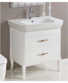 Купить Тумба для комплекта BelBagno PRADO-800-2C-PIA2-BL bianco lucido (prado-800-2c-pia2-bl) по цене 40640 руб., в Санкт-Петебруге в интернет магазине 100-Систем, а также дургие товары BelBagno из раздела Тумбы под раковину и Мебель для ванной комнаты