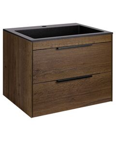 Купить База под раковину Chiara 2D 600 подвесная, 2 выкатных ящика soft-close, T.Oak, , шт (vmc-2c2600to) по цене 17546.5 руб., в Санкт-Петебруге в интернет магазине 100-Систем, а также дургие товары Vincea из раздела Тумбы под раковину и Мебель для ванной комнаты