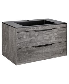 Купить База под раковину Chiara 2D 800 подвесная, 2 выкатных ящика soft-close, G.Stone, , шт (vmc-2c2800gs) по цене 20729 руб., в Санкт-Петебруге в интернет магазине 100-Систем, а также дургие товары Vincea из раздела Тумбы под раковину и Мебель для ванной комнаты