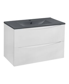 Купить База под керамическую раковину Mia 800 подвесная, 2 выкатных ящика soft close, G.White, , шт (vmc-2mc800gw) по цене 19722 руб., в Санкт-Петебруге в интернет магазине 100-Систем, а также дургие товары Vincea из раздела Тумбы под раковину и Мебель для ванной комнаты