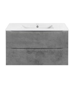 Купить База под керамическую раковину Mia Slim 900 подвесная, 2 выкатных ящика soft close, Beton, , шт (vmc-2mc900s1bt) по цене 20634 руб., в Санкт-Петебруге в интернет магазине 100-Систем, а также дургие товары Vincea из раздела Тумбы под раковину и Мебель для ванной комнаты