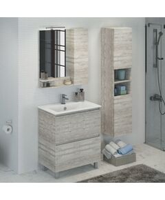 Купить COMFORTY. Тумба-умывальник "Верона-75" дуб белый с раковиной COMFORTY 75Е (00004137102) по цене 31900 руб., в Санкт-Петебруге в интернет магазине 100-Систем, а также дургие товары COMFORTY из раздела Тумбы с умывальником и Мебель для ванной комнаты