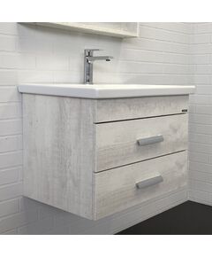 Купить Тумба-умывальник Comforty Никосия-70П дуб белый с раковиной COMO 70 (00-00005792) по цене 27500 руб., в Санкт-Петебруге в интернет магазине 100-Систем, а также дургие товары COMFORTY из раздела Тумбы с умывальником и Мебель для ванной комнаты