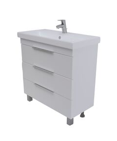 Купить 1Marka Тумба Gaula 80Н 3я White (у92517) по цене 27350 руб., в Санкт-Петебруге в интернет магазине 100-Систем, а также дургие товары 1MARKA из раздела Тумбы под раковину и Мебель для ванной комнаты