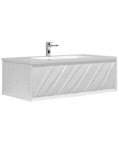 Купить 1MARKA Тумба Glace 100П 1 в.я. White (верх) (у73575) по цене 32001 руб., в Санкт-Петебруге в интернет магазине 100-Систем, а также дургие товары 1MARKA из раздела Тумбы под раковину и Мебель для ванной комнаты