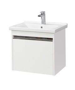 Купить Тумба-умывальник Акватон Капри 1A2301K1KP010 60 см, белая (1a2301k1kp010) по цене 23545.8 руб., в Санкт-Петебруге в интернет магазине 100-Систем, а также дургие товары AQUATON из раздела Тумбы с умывальником и Мебель для ванной комнаты