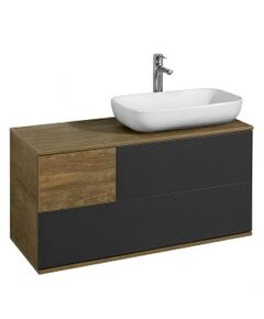 Купить Тумба с раковиной MILA 35х50 дуб/антрацит AQUATON Терра 1A2469K1TEKA0 (1a2469k1teka0) по цене 38552.9 руб., в Санкт-Петебруге в интернет магазине 100-Систем, а также дургие товары AQUATON из раздела Тумбы с умывальником и Мебель для ванной комнаты