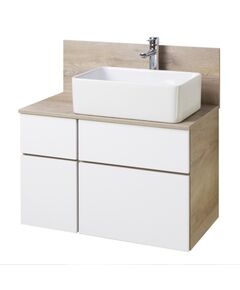Купить Тумба с раковиной MILA 35x50 дуб/белый AQUATON Мишель 1A2445K3MIDU0 (1a2445k3midu0) по цене 34525.6 руб., в Санкт-Петебруге в интернет магазине 100-Систем, а также дургие товары AQUATON из раздела Тумбы с умывальником и Мебель для ванной комнаты