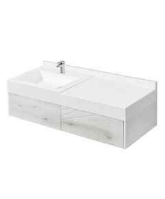 Купить Тумба с раковиной Сакура 100 белый/ольха AQUATON Сакура 1A2349K1SKW80 (1a2349k1skw80) по цене 53642.4 руб., в Санкт-Петебруге в интернет магазине 100-Систем, а также дургие товары AQUATON из раздела Тумбы с умывальником и Мебель для ванной комнаты