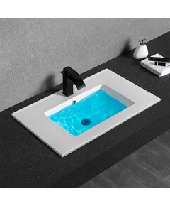 Купить Раковина CeramaLux 71 9070Е Белая (9070е) по цене 8800 руб., в Санкт-Петебруге в интернет магазине 100-Систем, а также дургие товары CeramaLux из раздела Встраиваемые раковины и Раковины и пьедесталы