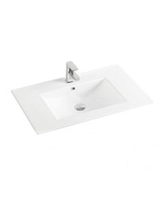 Купить Раковина CeramaLux 75 9075Е Белая (9075е) по цене 9300 руб., в Санкт-Петебруге в интернет магазине 100-Систем, а также дургие товары CeramaLux из раздела Встраиваемые раковины и Раковины и пьедесталы