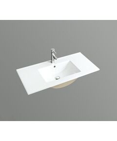 Купить Раковина CeramaLux 101 9010E Белая (9010e) по цене 13900 руб., в Санкт-Петебруге в интернет магазине 100-Систем, а также дургие товары CeramaLux из раздела Встраиваемые раковины и Раковины и пьедесталы