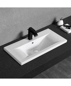 Купить CeramaLux N 9393-50 Раковина врезная 800*395*185 (9393-80) по цене 14600 руб., в Санкт-Петебруге в интернет магазине 100-Систем, а также дургие товары CeramaLux из раздела Встраиваемые раковины и Раковины и пьедесталы