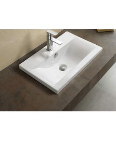 Купить CeramaLux N 9393-50 Раковина врезная 1000*395*185 (9393-100) по цене 17400 руб., в Санкт-Петебруге в интернет магазине 100-Систем, а также дургие товары CeramaLux из раздела Встраиваемые раковины и Раковины и пьедесталы
