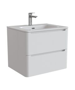 Купить Тумба с умывальником, подвесная, 60 см, белая, Edifice, IDDIS, EDI60W0i95K (edi60w0i95k) по цене 38080 руб., в Санкт-Петебруге в интернет магазине 100-Систем, а также дургие товары IDDIS из раздела Тумбы с умывальником и Мебель для ванной комнаты