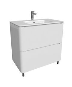Купить Тумба с умывальником, напольная, 80 см, белая, Edifice, IDDIS, EDI80WFi95K (edi80wfi95k) по цене 50880 руб., в Санкт-Петебруге в интернет магазине 100-Систем, а также дургие товары IDDIS из раздела Тумбы с умывальником и Мебель для ванной комнаты