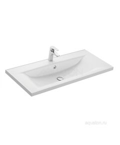 Купить Раковина AQUATON Айрис 100 белая 1A723031AG010 (1a723031ag010) по цене 14718.7 руб., в Санкт-Петебруге в интернет магазине 100-Систем, а также дургие товары AQUATON из раздела Встраиваемые раковины и Раковины и пьедесталы
