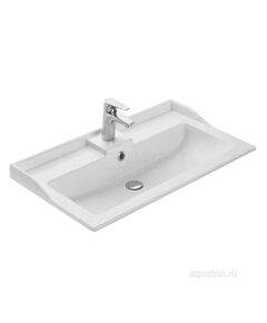 Купить Раковина AQUATON Фабиа 80 белая 1A708031FB010 (1a708031fb010) по цене 12555.7 руб., в Санкт-Петебруге в интернет магазине 100-Систем, а также дургие товары AQUATON из раздела Встраиваемые раковины и Раковины и пьедесталы