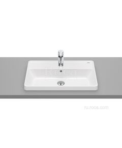 Купить Раковина Roca The Gap 60x39 1 отверстие 3270YA000 (3270ya000) по цене 12451.27 руб., в Санкт-Петебруге в интернет магазине 100-Систем, а также дургие товары ROCA из раздела Встраиваемые раковины и Раковины и пьедесталы
