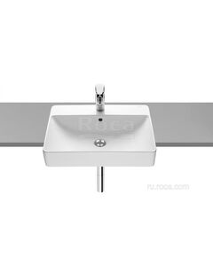 Купить Раковина Roca Inspira Square 55x42 32753S000 (32753s000) по цене 35987.77 руб., в Санкт-Петебруге в интернет магазине 100-Систем, а также дургие товары ROCA из раздела Встраиваемые раковины и Раковины и пьедесталы