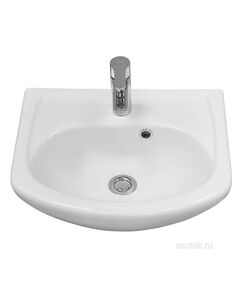 Купить Раковина Santek Акванью 45 отверстие под смеситель 1WH110150 (1wh110150) по цене 2050.45 руб., в Санкт-Петебруге в интернет магазине 100-Систем, а также дургие товары SANTEK из раздела Встраиваемые раковины и Раковины и пьедесталы