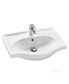Купить Раковина Santek Селигер 60 отверстие под смеситель 1WH110268 (1wh110268) по цене 2997.3 руб., в Санкт-Петебруге в интернет магазине 100-Систем, а также дургие товары SANTEK из раздела Встраиваемые раковины и Раковины и пьедесталы