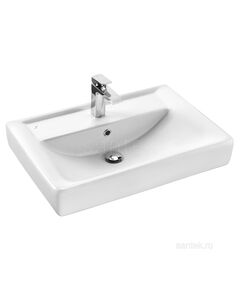 Купить Раковина Santek Тигода 70 отверстие под смеситель 1WH302083 (1wh302083) по цене 8281.2 руб., в Санкт-Петебруге в интернет магазине 100-Систем, а также дургие товары SANTEK из раздела Встраиваемые раковины и Раковины и пьедесталы