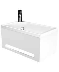 Купить 1Marka Панель с раковиной Tiny XS MINI L (у86733) по цене 7630 руб., в Санкт-Петебруге в интернет магазине 100-Систем, а также дургие товары 1MARKA из раздела Тумбы с умывальником и Мебель для ванной комнаты