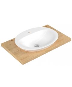Купить РАКОВИНА ДЛЯ УСТАНОВКИ В СТОЛЕШНИЦУ ОВАЛЬНАЯ 46x60 СМ (HR34TXS110H) по цене 8681.8 руб., в Санкт-Петебруге в интернет магазине 100-Систем, а также дургие товары Serel из раздела Встраиваемые раковины и Раковины и пьедесталы