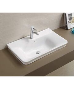 Купить CeramaLux N NYJ851-60 Раковина врезная 800*465*205 (NYJ851-80) по цене 10800 руб., в Санкт-Петебруге в интернет магазине 100-Систем, а также дургие товары CeramaLux из раздела Встраиваемые раковины и Раковины и пьедесталы
