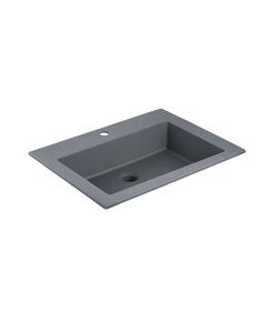 Купить Раковина VCB-13600G из кварца, цвет серый, , шт (VCB-13600G) по цене 11732.5 руб., в Санкт-Петебруге в интернет магазине 100-Систем, а также дургие товары Vincea из раздела Встраиваемые раковины и Раковины и пьедесталы