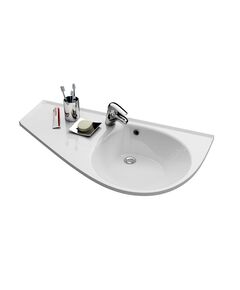 Купить Раковина Ravak Avocado Comfort белая L (xj9l1100000) по цене 21450 руб., в Санкт-Петебруге в интернет магазине 100-Систем, а также дургие товары RAVAK из раздела Встраиваемые раковины и Раковины и пьедесталы