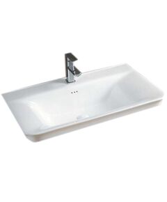 Купить Раковина CeramaLux 60 NY J851 - 60 Белая (nyj851-60) по цене 8500 руб., в Санкт-Петебруге в интернет магазине 100-Систем, а также дургие товары CeramaLux из раздела Встраиваемые раковины и Раковины и пьедесталы