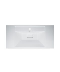 Купить M50AWPX1001WG INSPIRE V2.0, раковина мебельная , искусственный мрамор, со сливом-переливом, 100 см (m50awpx1001wg) по цене 73890 руб., в Санкт-Петебруге в интернет магазине 100-Систем, а также дургие товары AM.PM из раздела Встраиваемые раковины и Раковины и пьедесталы