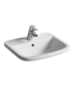 Купить Умывальник Ideal Standard TEMPO T059201 встраиваемый (t059201) по цене 13825.13 руб., в Санкт-Петебруге в интернет магазине 100-Систем, а также дургие товары IDEAL STANDARD из раздела Встраиваемые раковины и Раковины и пьедесталы