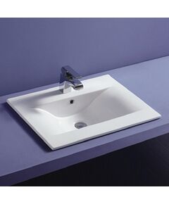 Купить CeramaLux N JY-807-60 Раковина врезная 610*460*170 (jy-807-60) по цене 8000 руб., в Санкт-Петебруге в интернет магазине 100-Систем, а также дургие товары CeramaLux из раздела Встраиваемые раковины и Раковины и пьедесталы