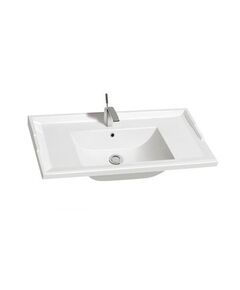 Купить CeramaLux NY J840-80 Раковина встраиваемая сверху  80 см (NYJ840-80) по цене 11200 руб., в Санкт-Петебруге в интернет магазине 100-Систем, а также дургие товары CeramaLux из раздела Встраиваемые раковины и Раковины и пьедесталы