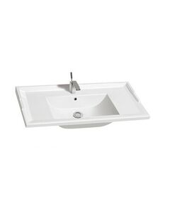 Купить CeramaLux NY J840-90 Раковина встраиваемая сверху  90 см (NYJ840-90) по цене 14100 руб., в Санкт-Петебруге в интернет магазине 100-Систем, а также дургие товары CeramaLux из раздела Встраиваемые раковины и Раковины и пьедесталы