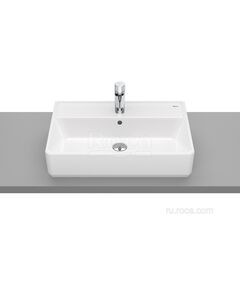 Купить Раковина Roca The Gap 60х42 1 отверстие 3270MN000 (3270mn000) по цене 13374.27 руб., в Санкт-Петебруге в интернет магазине 100-Систем, а также дургие товары ROCA из раздела Накладные раковины и Раковины и пьедесталы