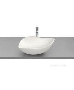 Купить Раковина Roca Ruy Ohtake накладная 540х375 жемчужный 327A13630 (327a13630) по цене 13374.27 руб., в Санкт-Петебруге в интернет магазине 100-Систем, а также дургие товары ROCA из раздела Накладные раковины и Раковины и пьедесталы