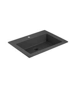Купить Раковина VCB-13600B из кварца, цвет черный, , шт (VCB-13600B) по цене 11732.5 руб., в Санкт-Петебруге в интернет магазине 100-Систем, а также дургие товары Vincea из раздела Встраиваемые раковины и Раковины и пьедесталы