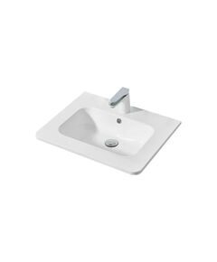Купить Раковина VCB-1A600W из искусственного камня, цвет белый, , шт (vcb-1a600w) по цене 12122 руб., в Санкт-Петебруге в интернет магазине 100-Систем, а также дургие товары Vincea из раздела Встраиваемые раковины и Раковины и пьедесталы