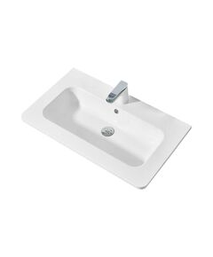 Купить Раковина VCB-1A800W из искусственного камня, цвет белый, , шт (vcb-1a800w) по цене 15352 руб., в Санкт-Петебруге в интернет магазине 100-Систем, а также дургие товары Vincea из раздела Встраиваемые раковины и Раковины и пьедесталы