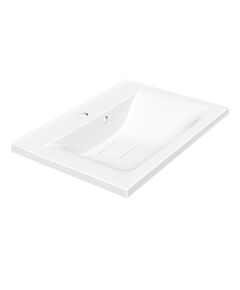 Купить Раковина VCB-3M650W из искусственного камня, цвет белый, , шт (vcb-3m650w) по цене 9851.5 руб., в Санкт-Петебруге в интернет магазине 100-Систем, а также дургие товары Vincea из раздела Встраиваемые раковины и Раковины и пьедесталы