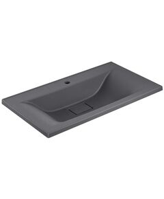 Купить Раковина VCB-3M900G из кварцевого камня, цвет серый, , шт (vcb-3m900g) по цене 14791.5 руб., в Санкт-Петебруге в интернет магазине 100-Систем, а также дургие товары Vincea из раздела Встраиваемые раковины и Раковины и пьедесталы