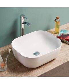 Купить CeramaLux N 78105 Раковина накладная 46 см (78105) по цене 7300 руб., в Санкт-Петебруге в интернет магазине 100-Систем, а также дургие товары CeramaLux из раздела Накладные раковины и Раковины и пьедесталы