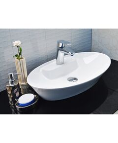 Купить CeramaLux N 9398 Раковина накладная  61 см (9398) по цене 11200 руб., в Санкт-Петебруге в интернет магазине 100-Систем, а также дургие товары CeramaLux из раздела Накладные раковины и Раковины и пьедесталы