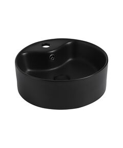 Купить Раковина накладная ABBER Bequem AC2104MB черная матовая (ac2104mb) по цене 8500 руб., в Санкт-Петебруге в интернет магазине 100-Систем, а также дургие товары ABBER из раздела Накладные раковины и Раковины и пьедесталы